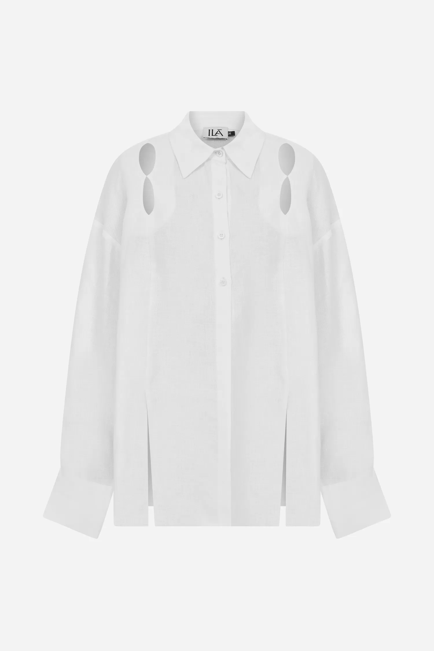 Cheap Alda - Linen Shirt With Cut Out Details Spring/summer 24 | Linen