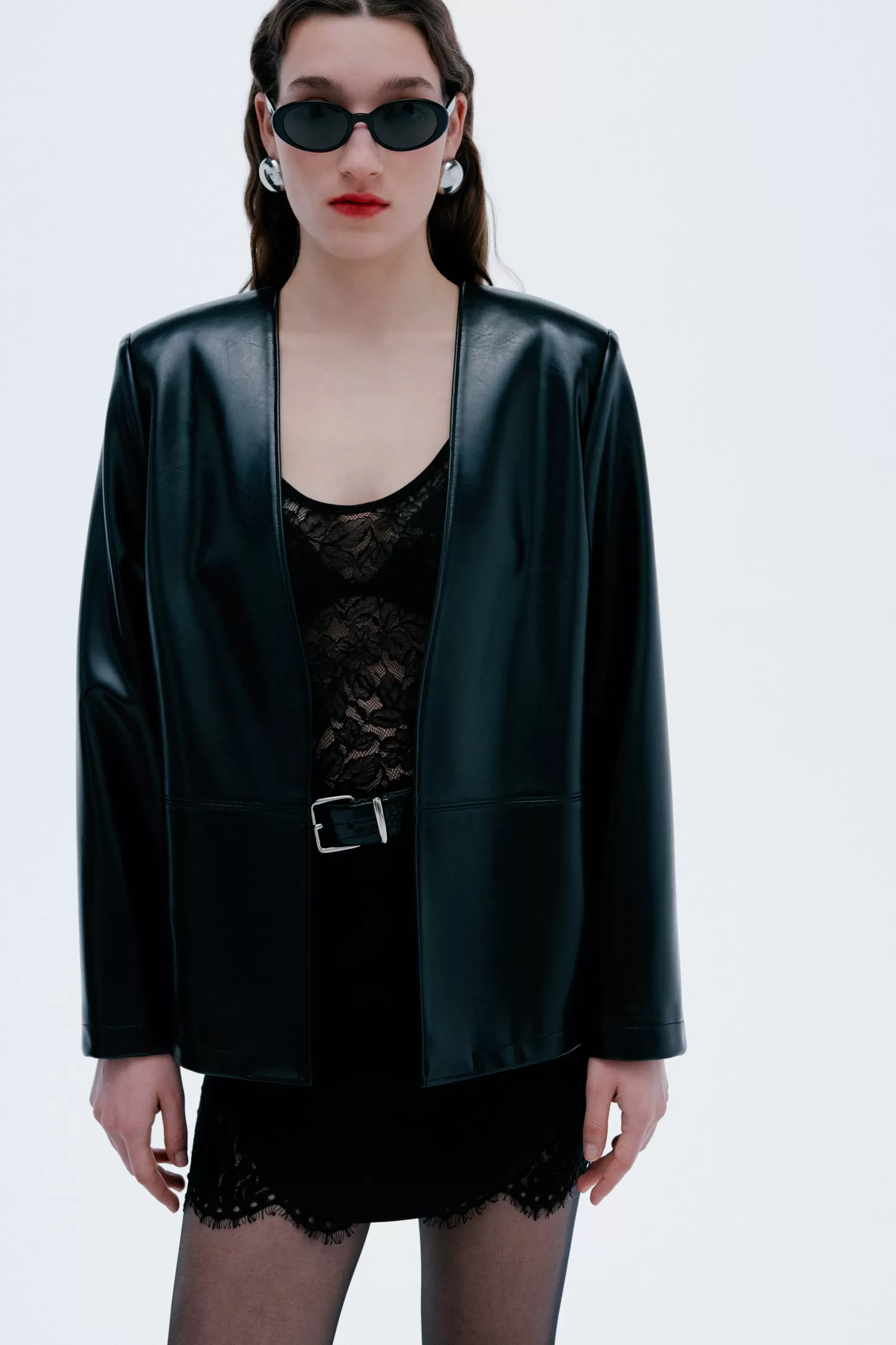 Shop Brooke - Vegan Leather Blazer Fall/winter '25 | Shop By Look