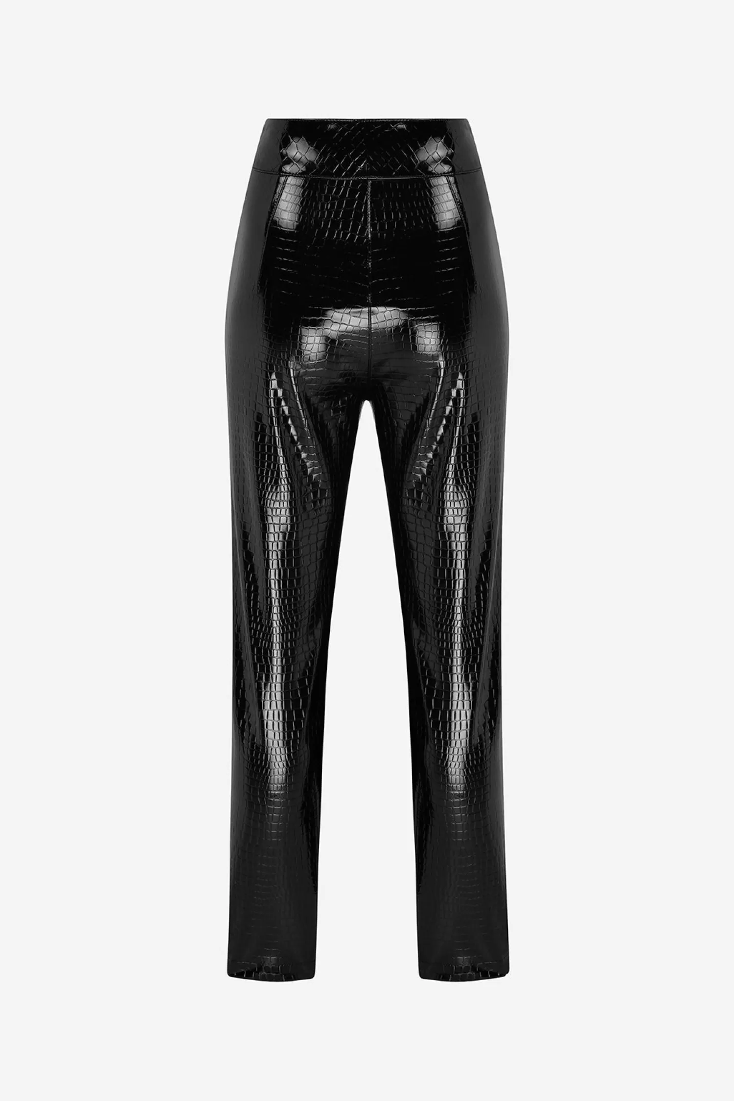 Store Croco - Vegan Leather Trousers Trousers