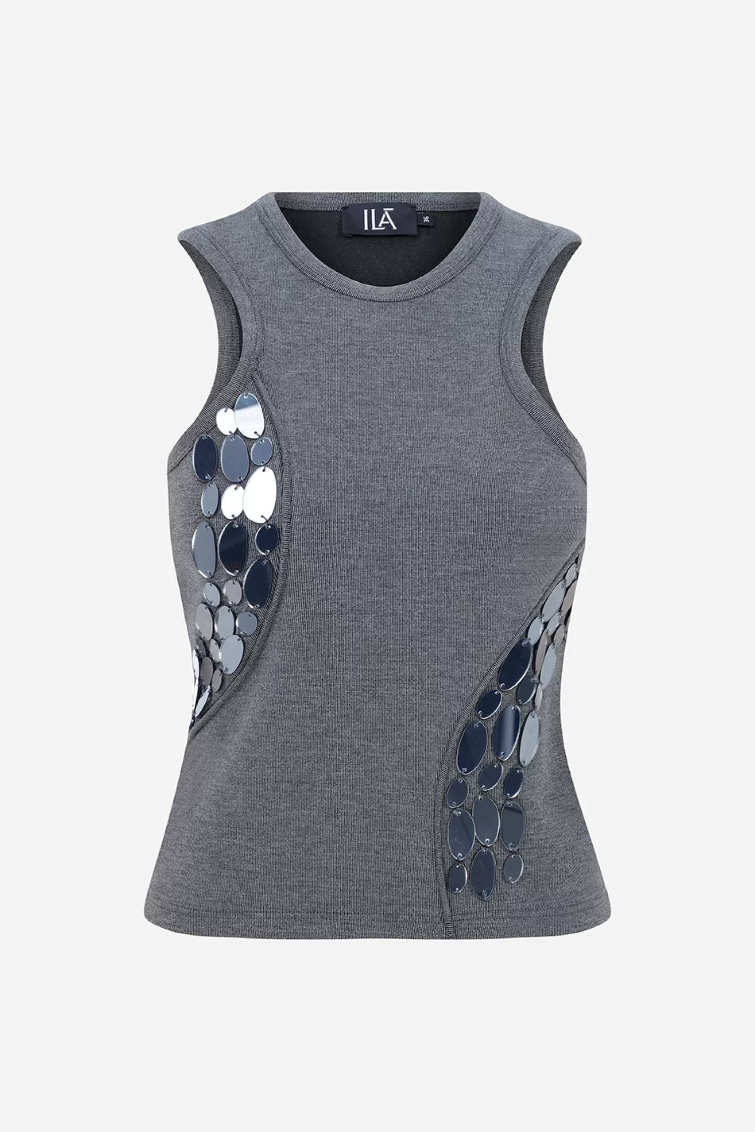 Cheap Darcy - Hand Stitched Mirror Detailed Tank Top Fall/winter '25 | Shop By Look