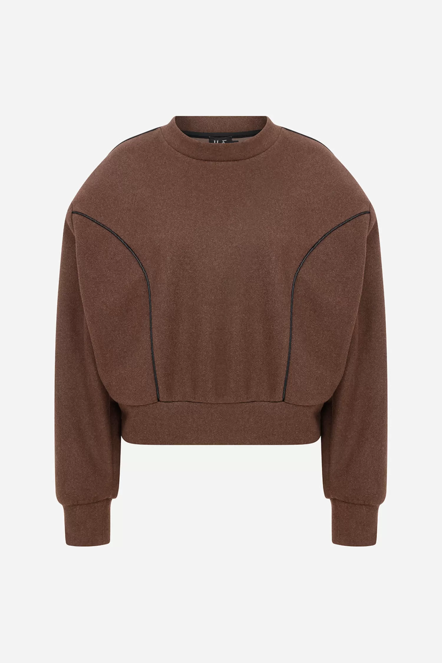 Store Elsie - Contrast Piping Detailed Sweatshirt Fall/winter '25 | Tops