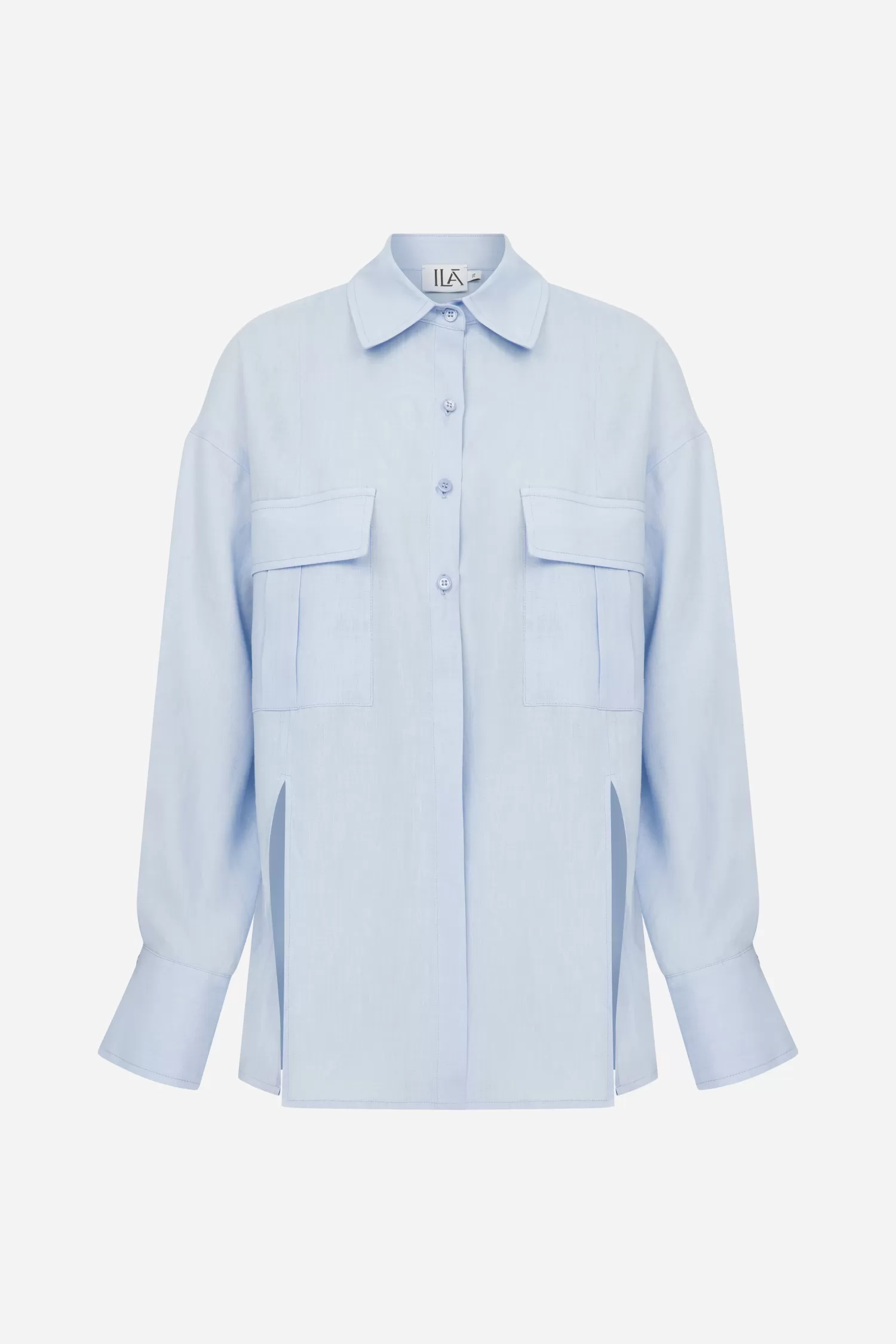 Sale Emily - Linen Shirt With Cargo Pockets Linen | Spring/summer 24