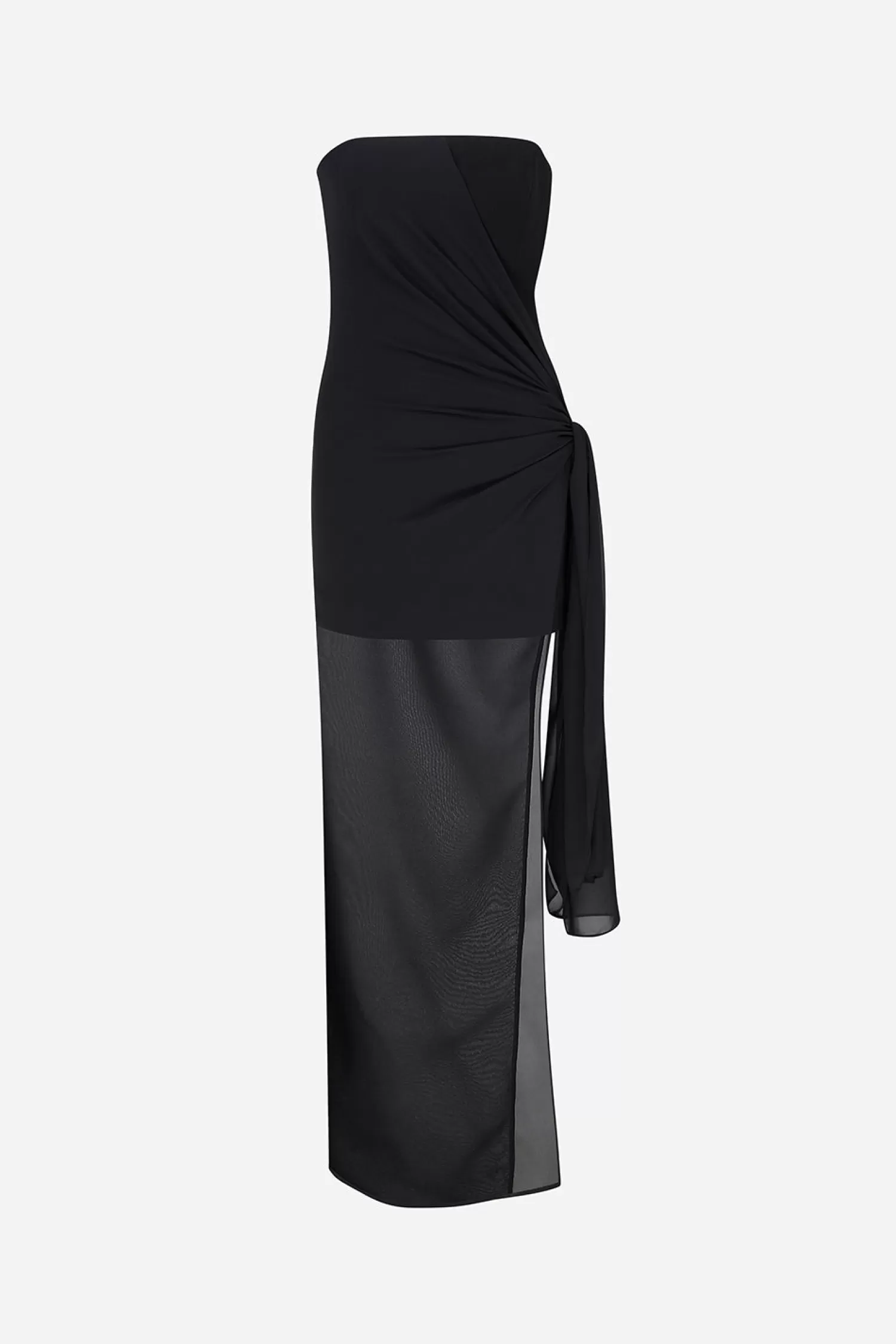 Online Georgia - Chiffon Knotted Maxi Dress Fall/winter '25 | Dresses