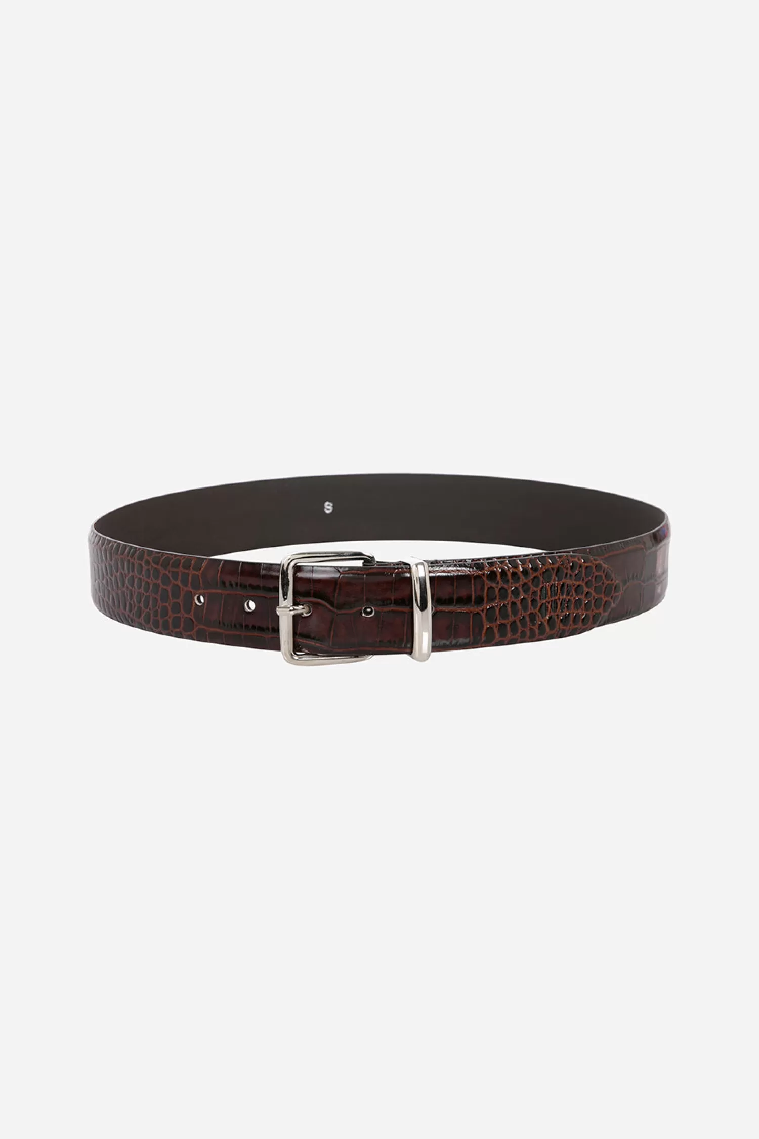 Best Sale ILA Croco Leather Belt Spring/summer 24