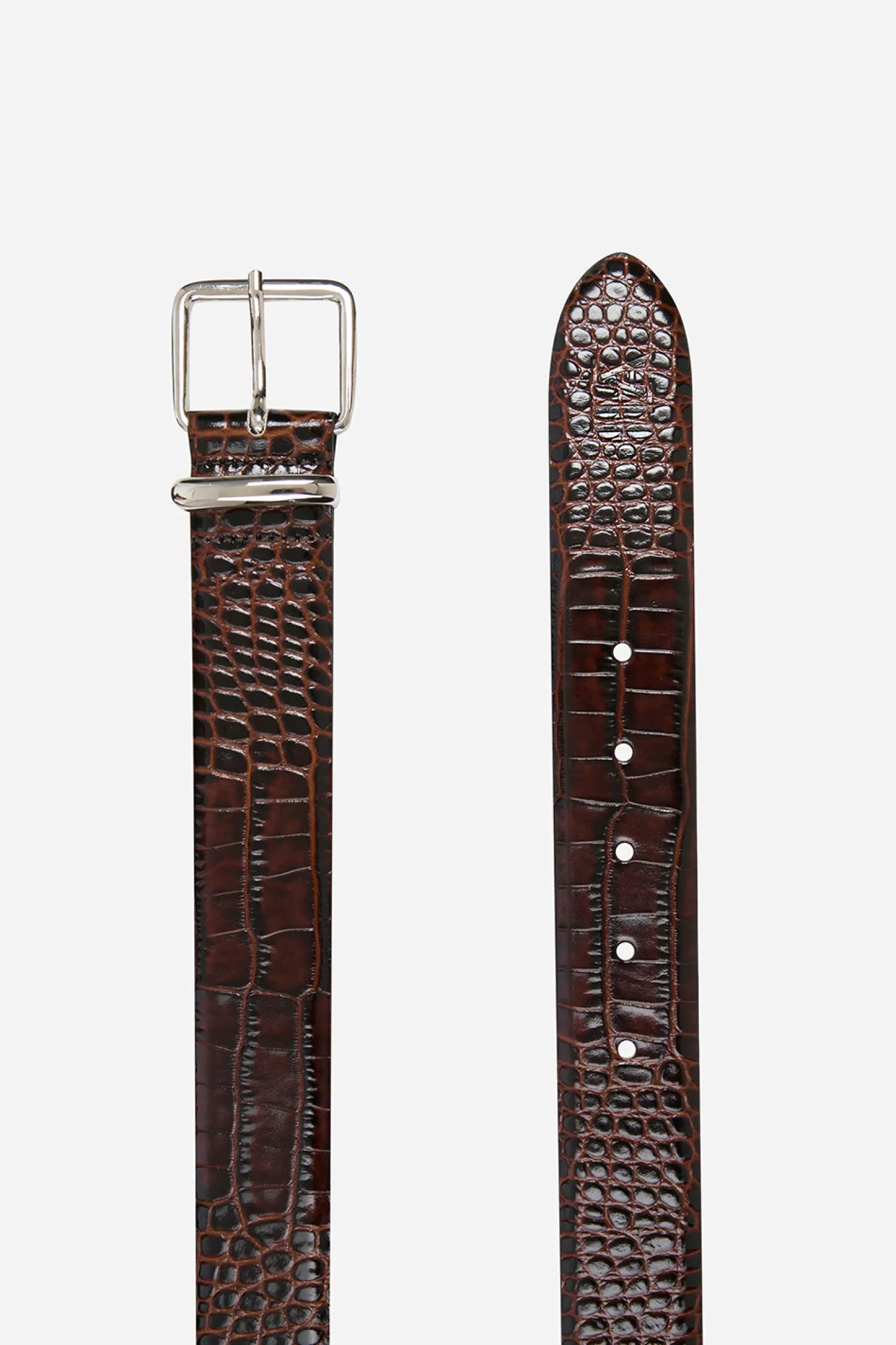 Best Sale ILA Croco Leather Belt Spring/summer 24