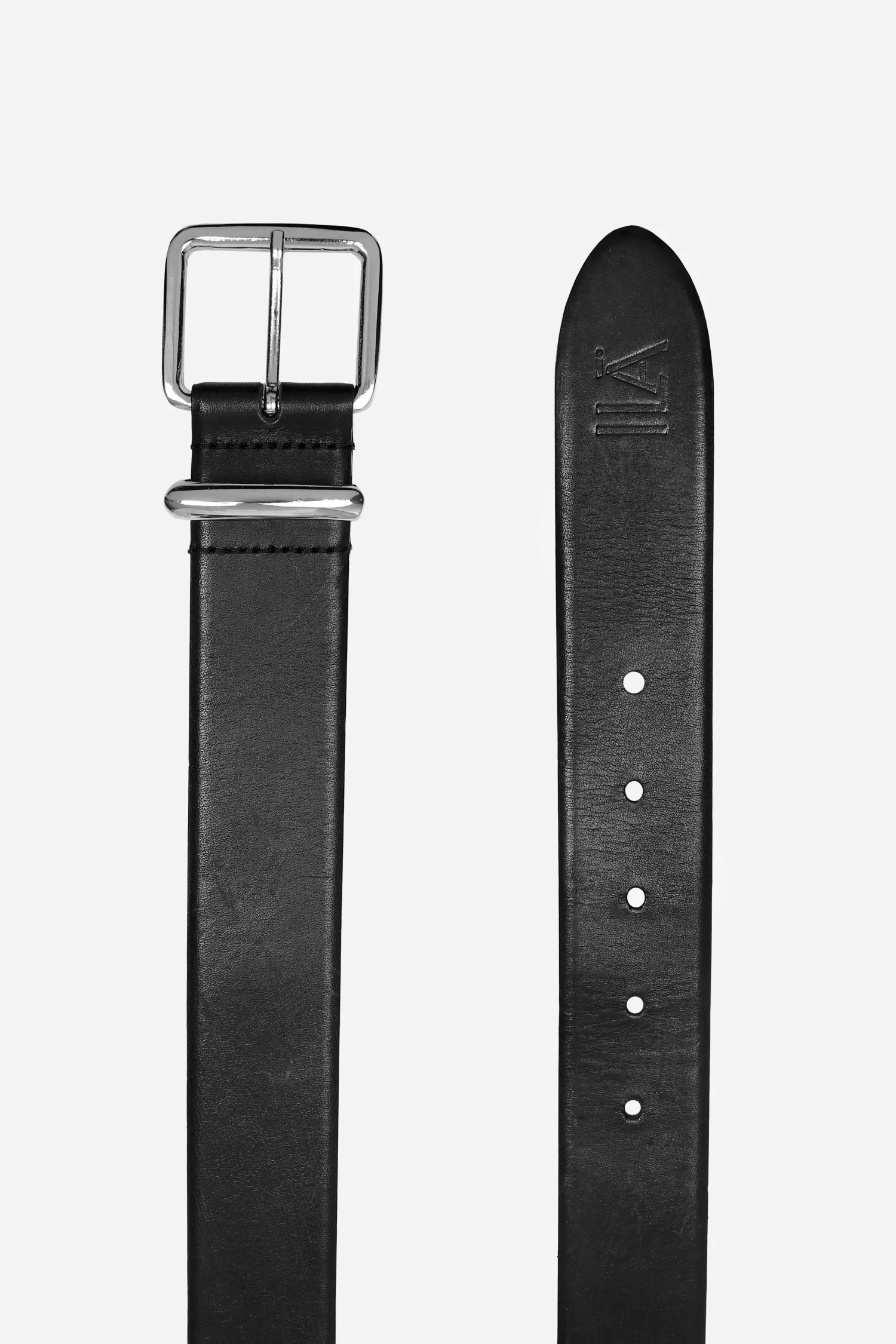 New ILA Leather Belt with Silver Buckle Resort 24 | Shop By Look