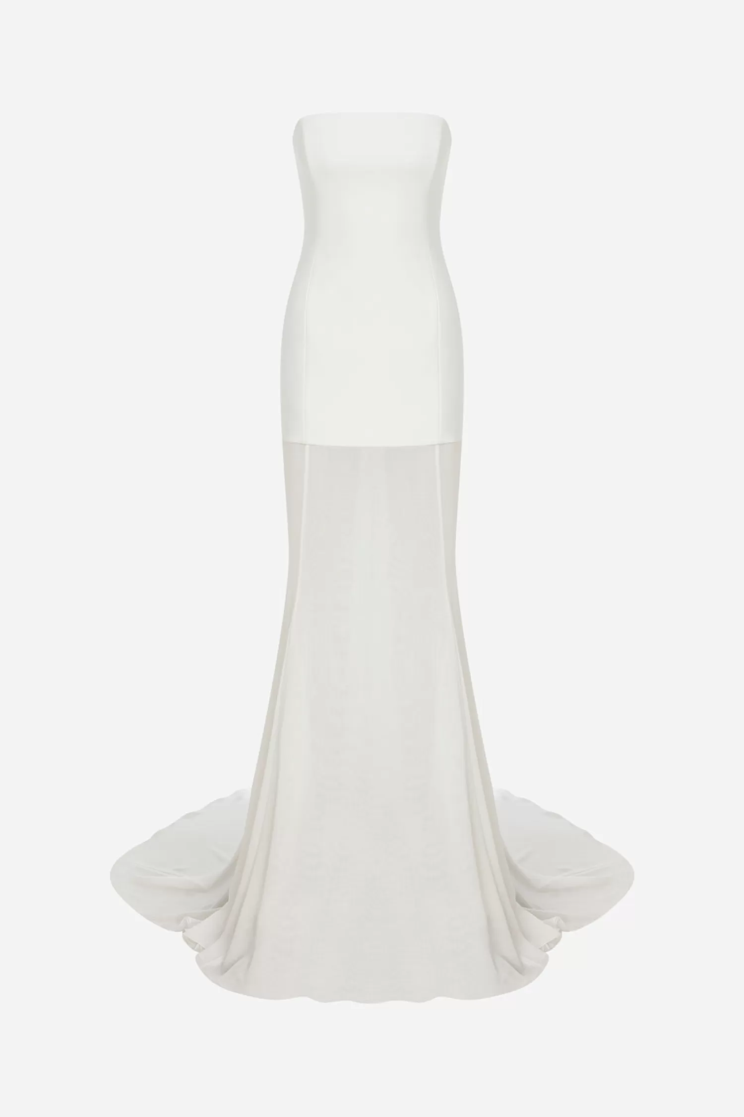 Hot Isabel - Strapless Shiffon Maxi Dress Bridal | Dresses