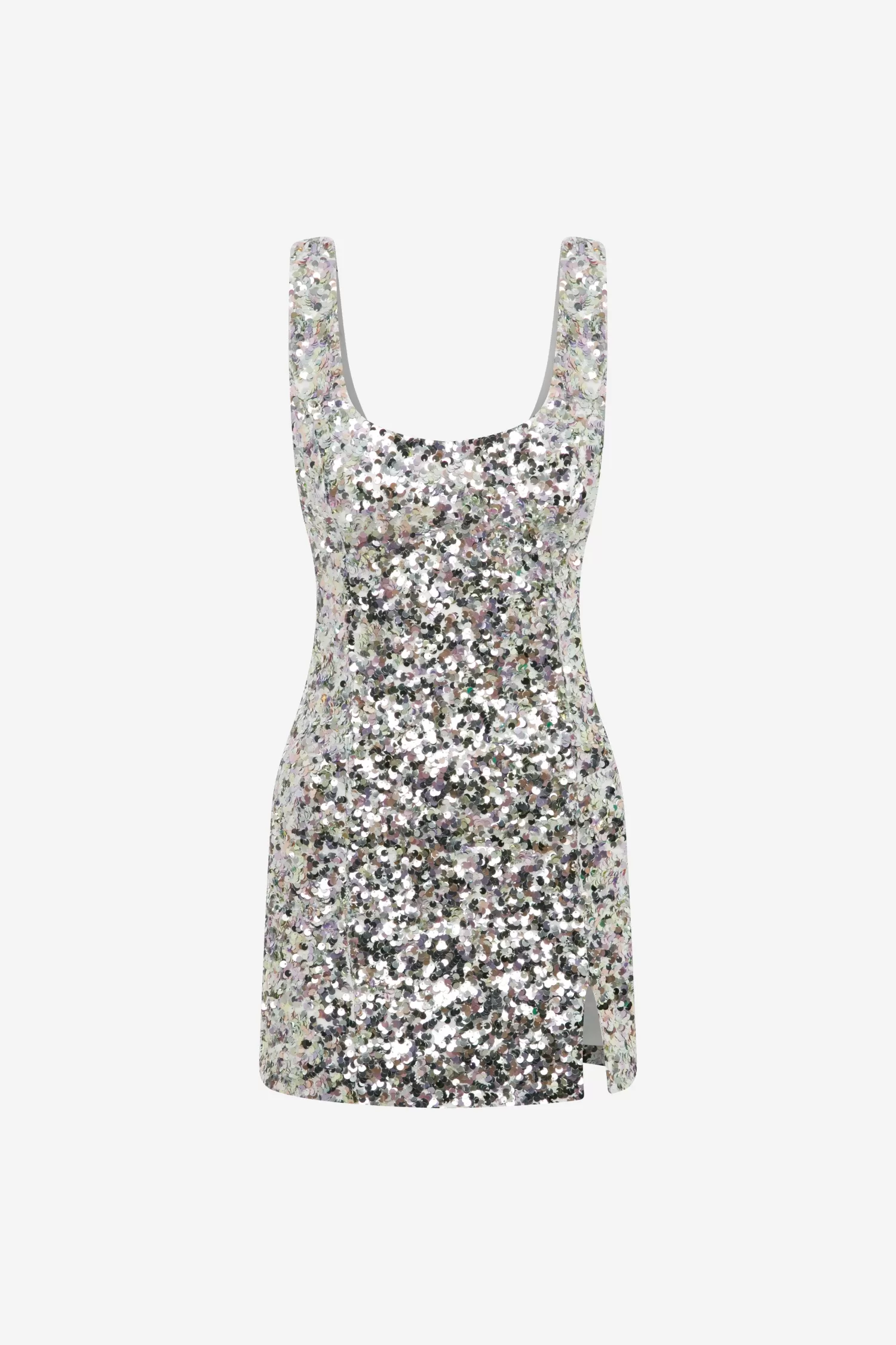 Discount Isadora - U Neck Mini Sequin Dress With Slit Spring/summer 24 | Dresses