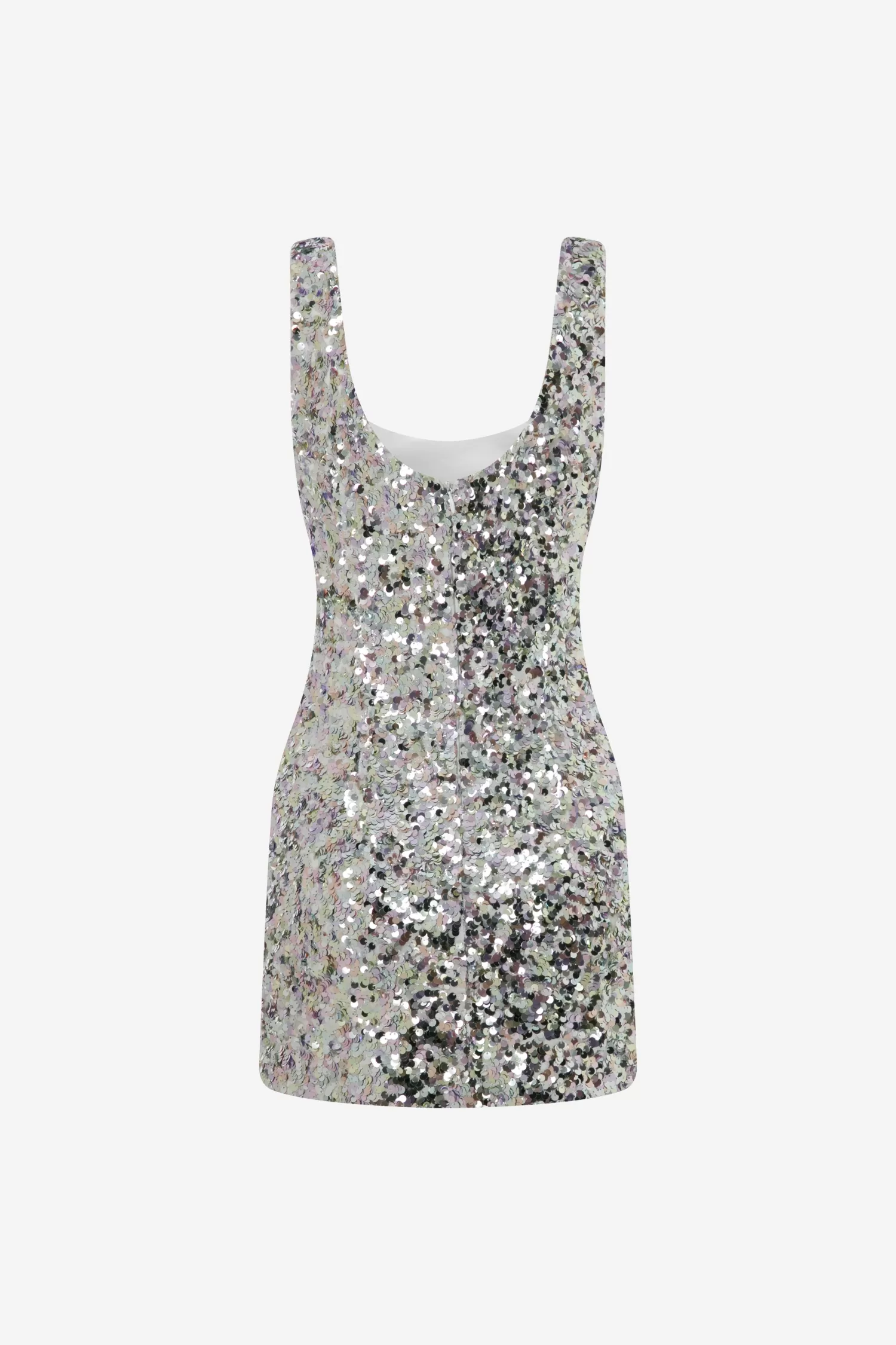 Discount Isadora - U Neck Mini Sequin Dress With Slit Spring/summer 24 | Dresses