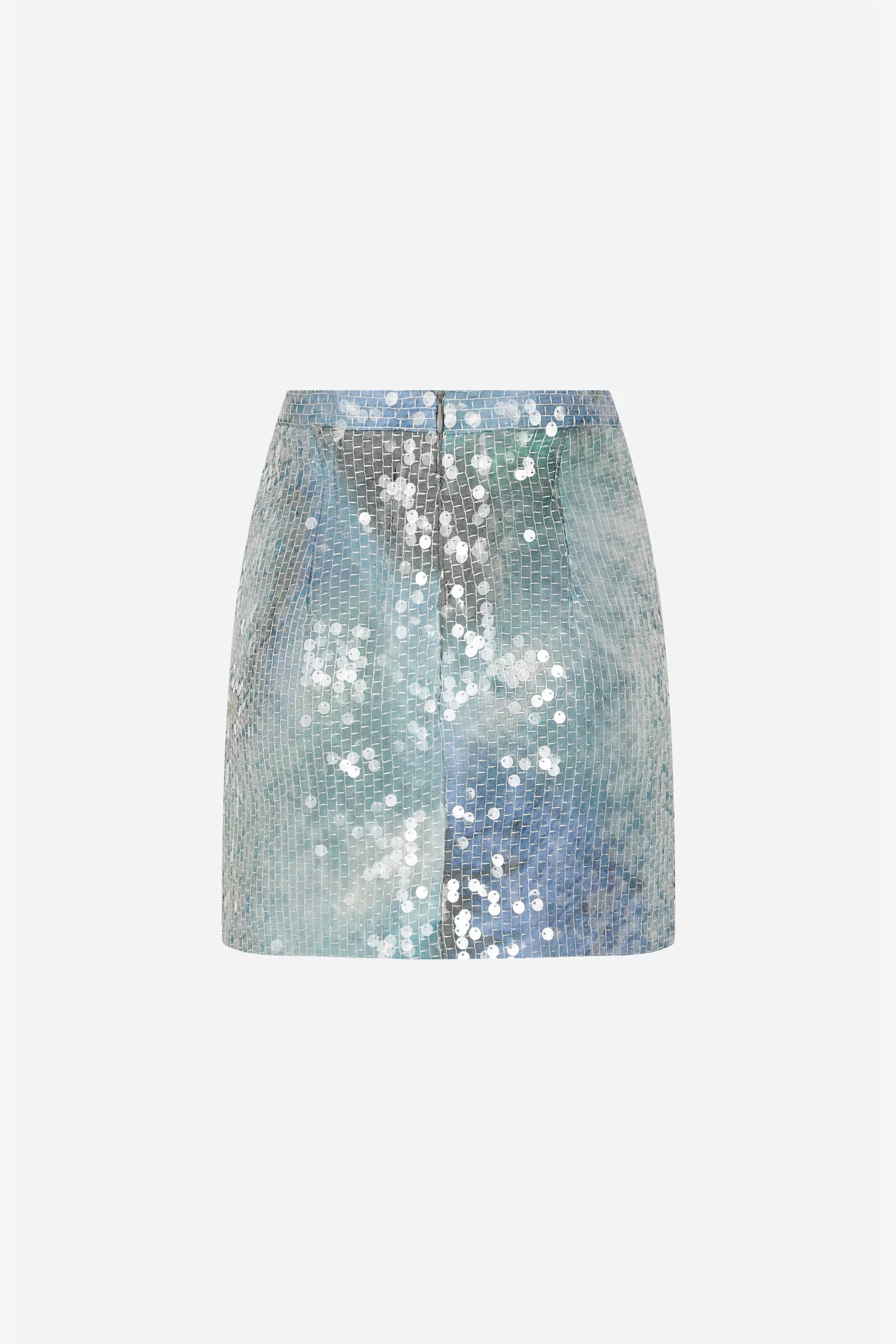 Fashion Janine - Silk Sequin Mini Skirt With Front Slit Spring/summer 24 | Skirts