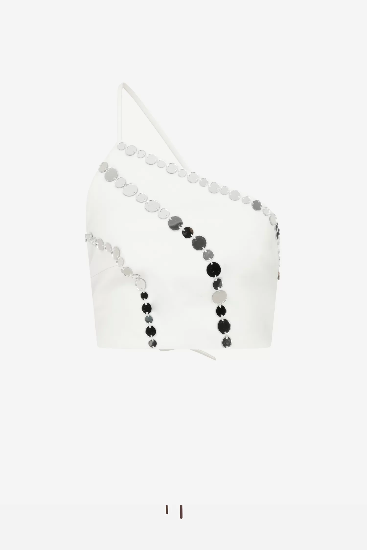 Sale Jeanie - Triangular Top With Mirror Details Resort 24 | Tops