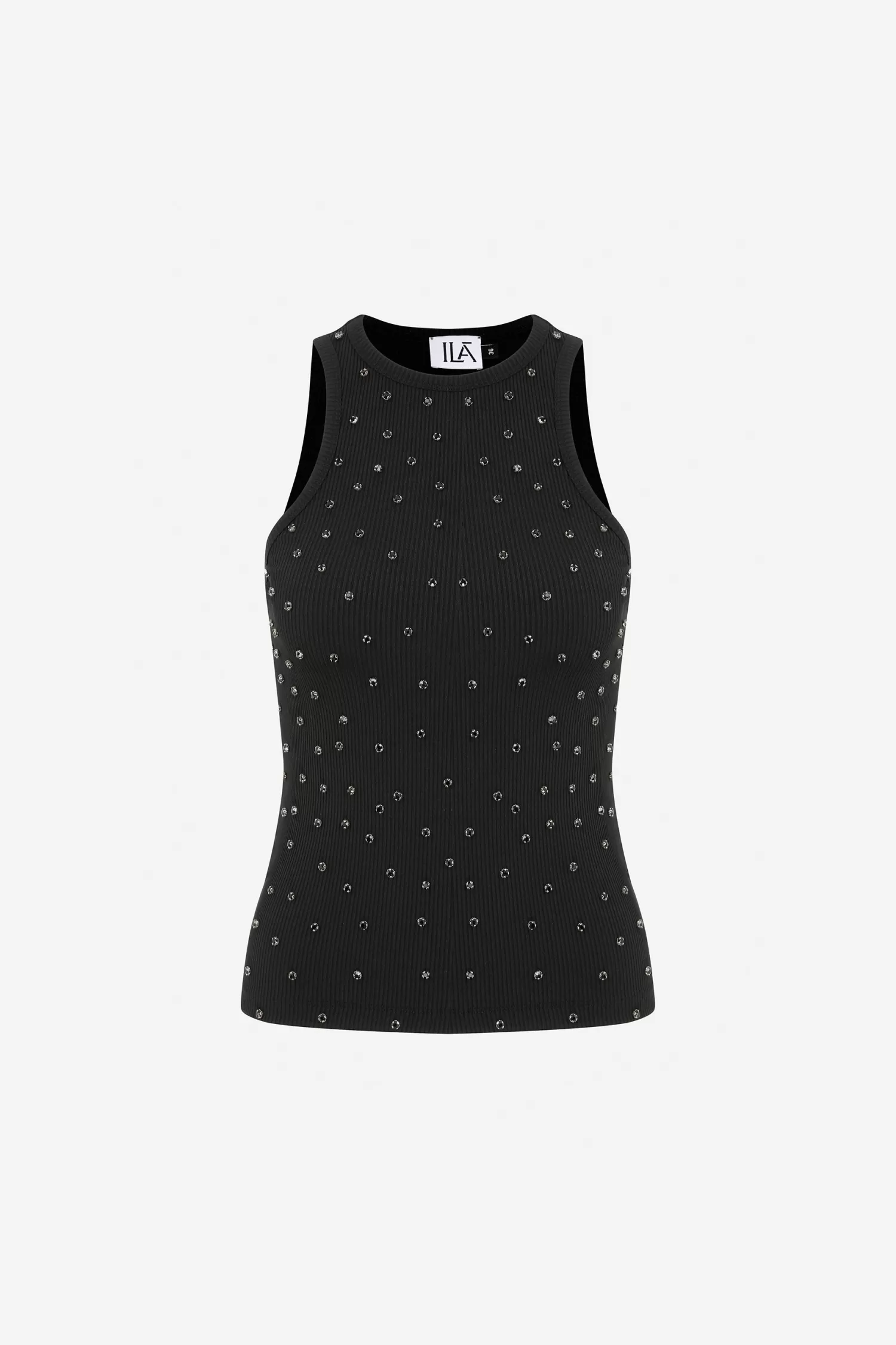 Fashion Jess - Embellished Tank Top Baby Don't Stay Up! | Tops