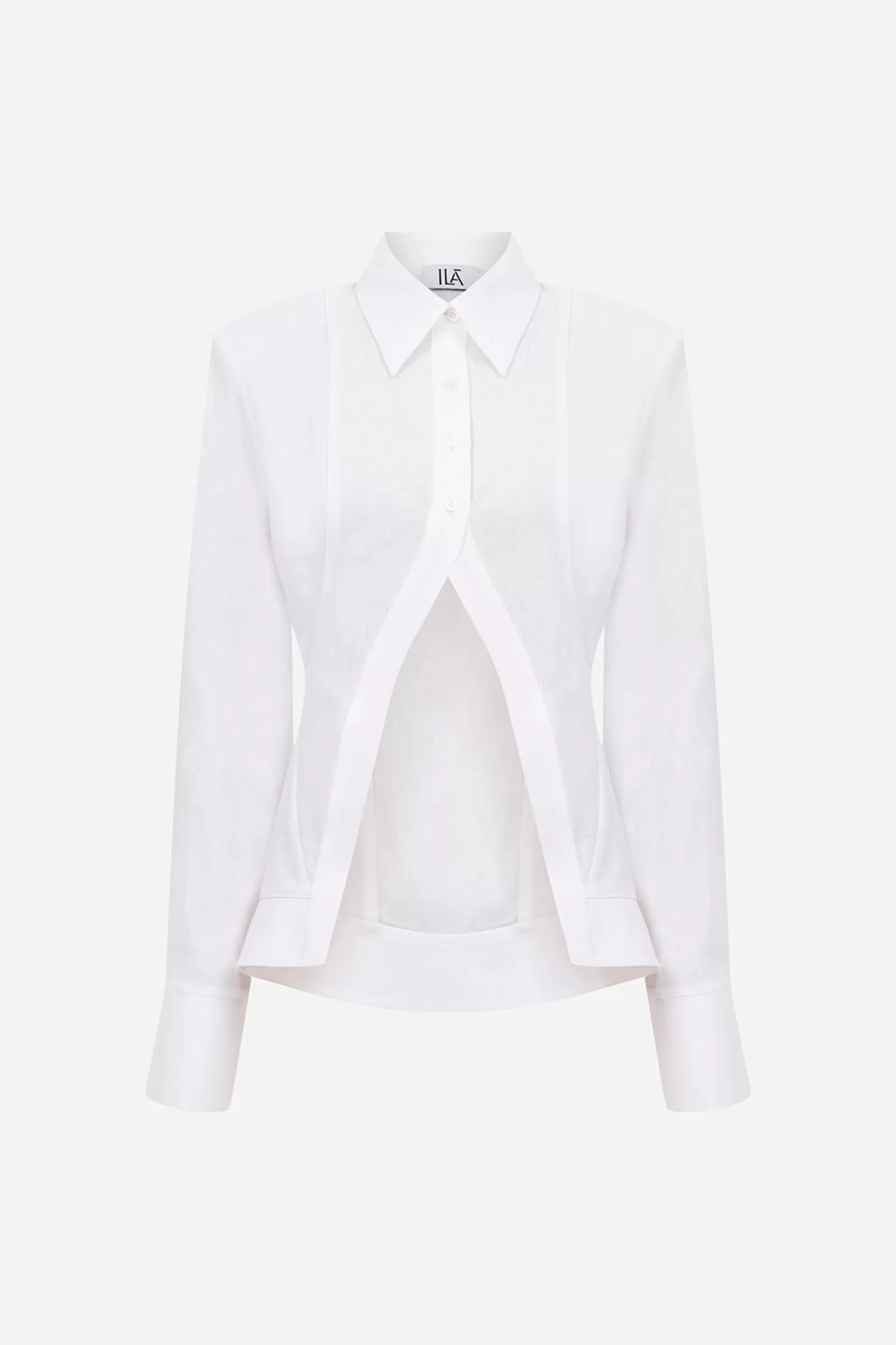 Hot Jessie - Piping Detailed Linen Shirt Linen | Spring/summer 24