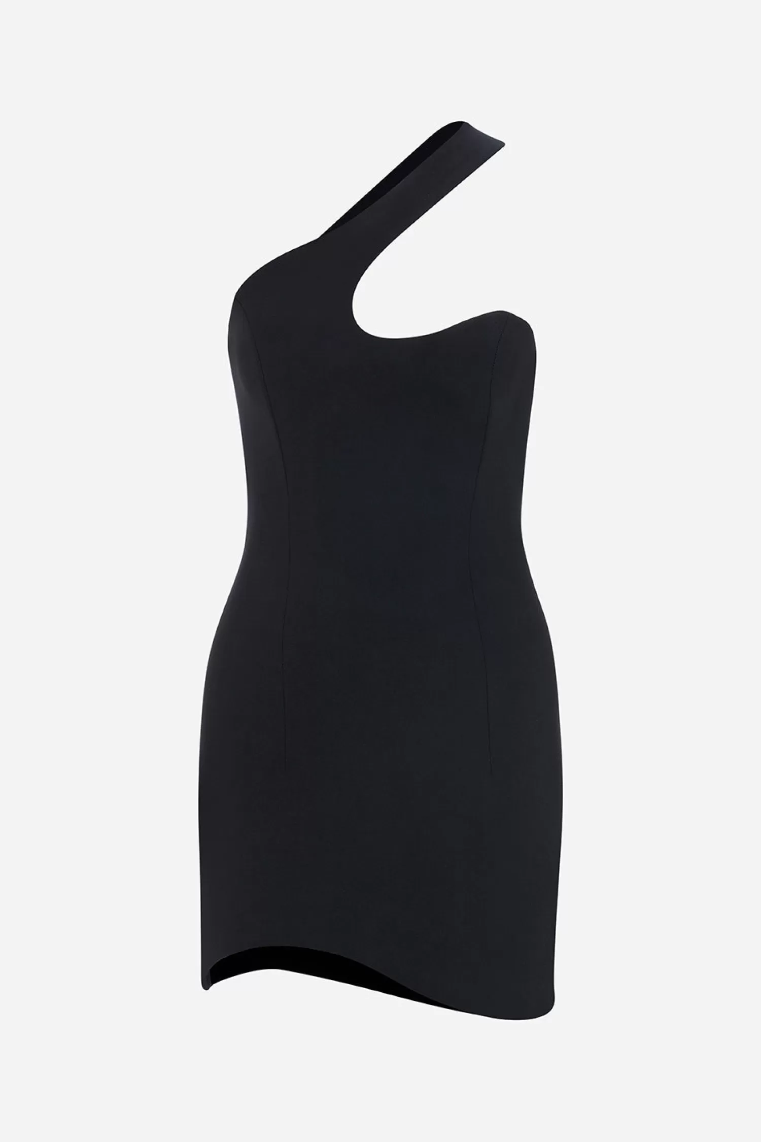 Online Kara - Asymmetrical Detailed One Shoulder Mini Dress Fall/winter '25 | Dresses