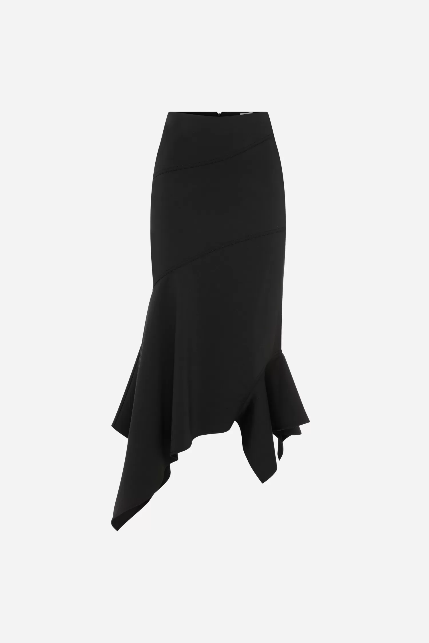 Fashion Lin - Midi Skirt With Asymmetrical Hem Resort 24 | Skirts