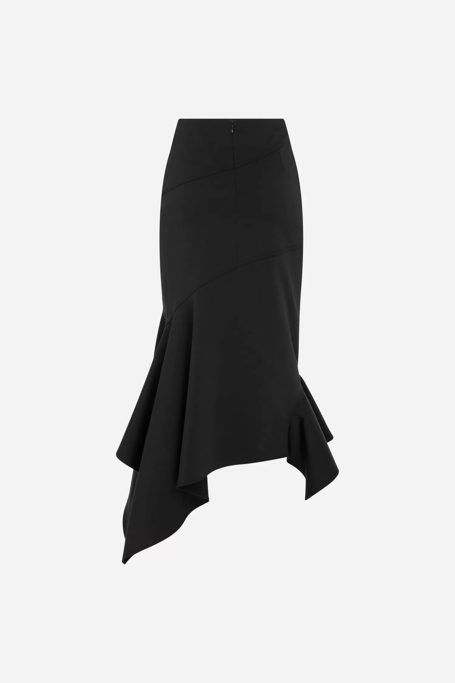 Fashion Lin - Midi Skirt With Asymmetrical Hem Resort 24 | Skirts