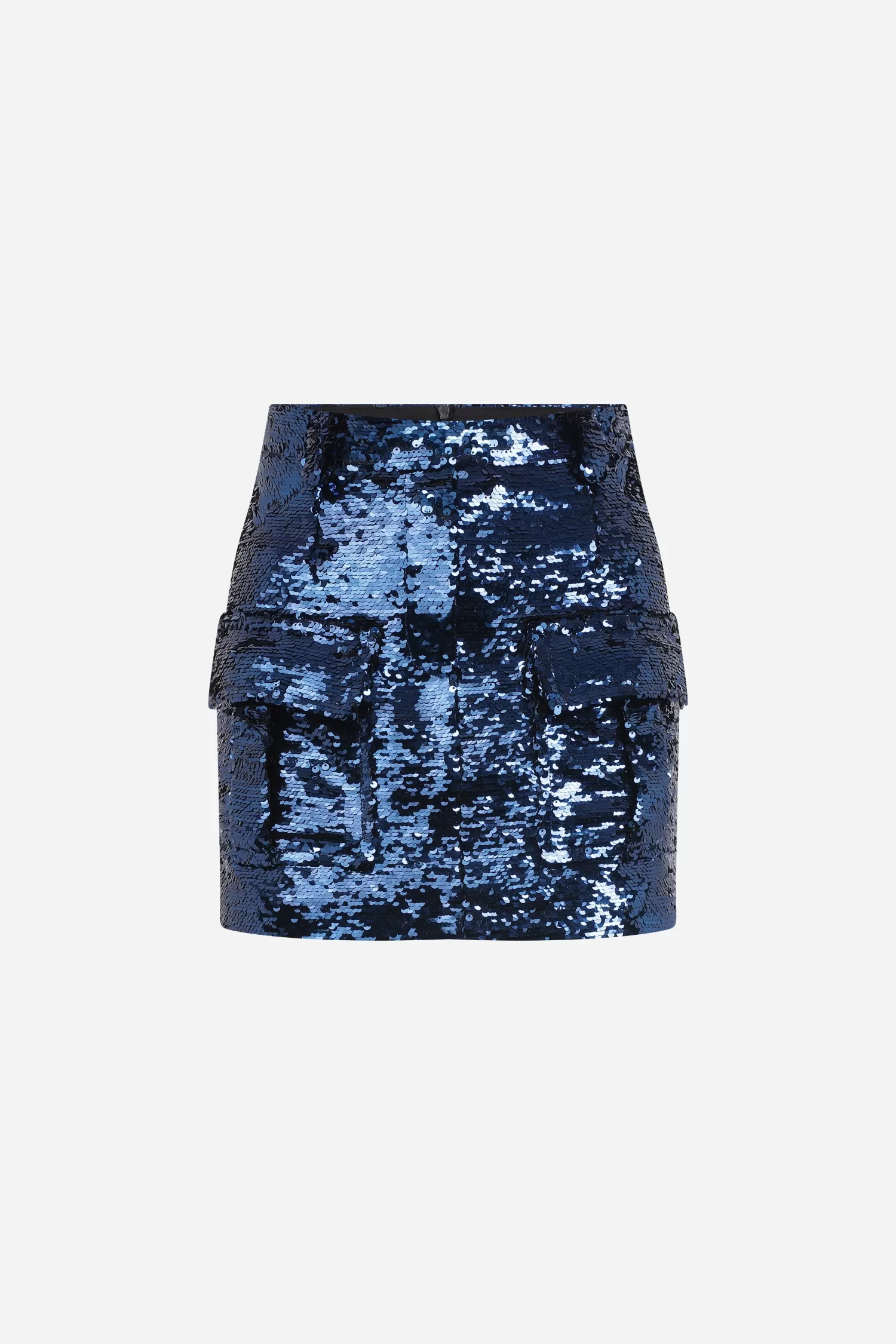 Online Liza - Sequin Mini Skirt With Cargo Pockets Skirts