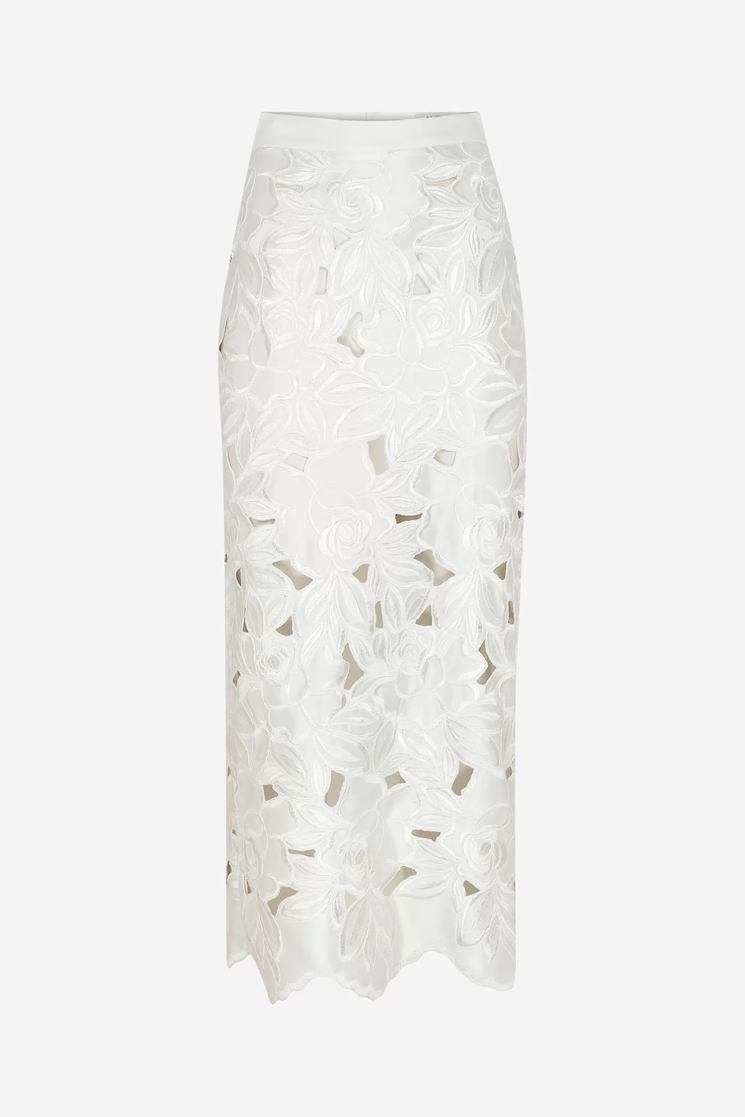 Fashion Lucy - Rose Textured Midi Skirt Bridal | Skirts