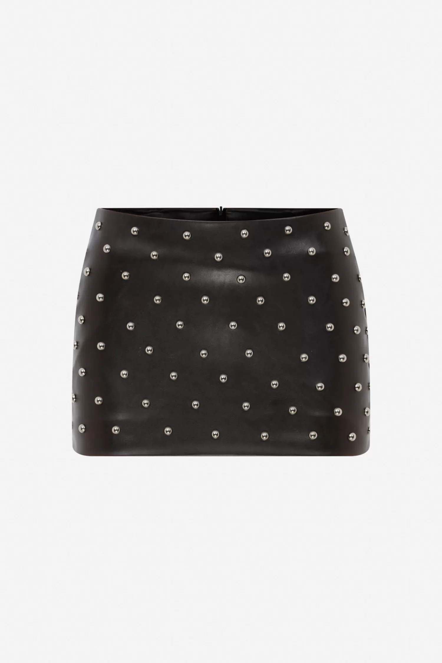 Clearance Memphis - Embellished Detailed Vegan Leather Mini Skirt Fall/winter '25 | Shop By Look