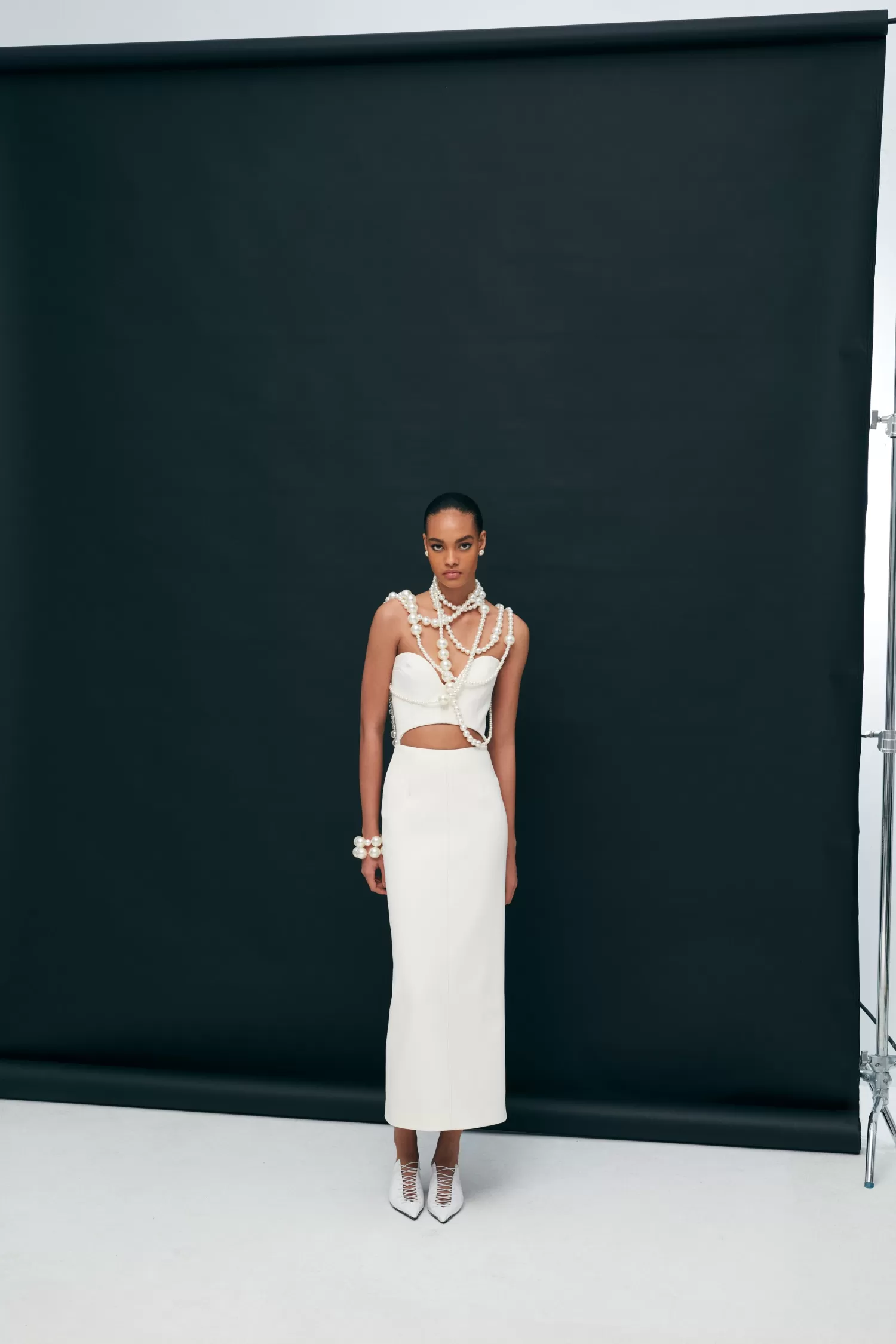 Discount Nadia - Corsetry Inspired Strapless Midi Dress Bridal | Dresses