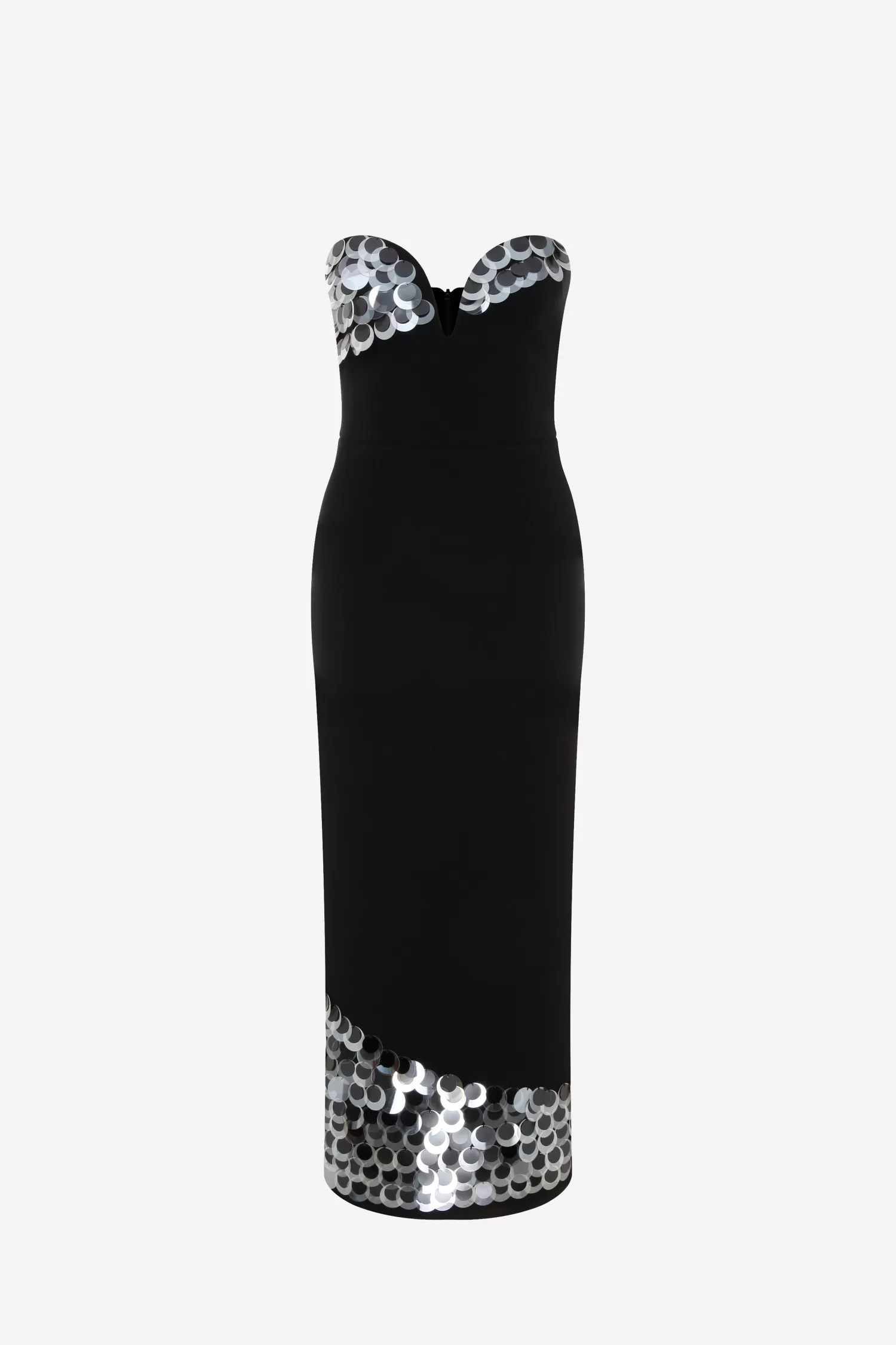 New Neo - Corset Dress With Hand-Stitched Sequin Details Baby Don't Stay Up! | Dresses