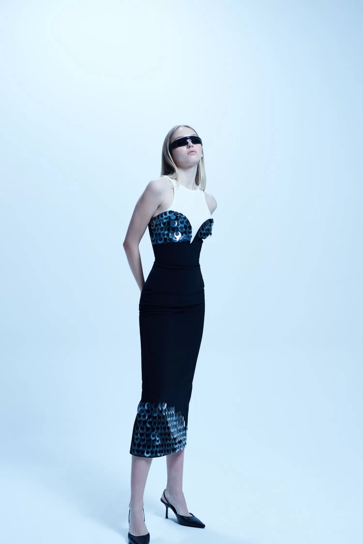 New Neo - Corset Dress With Hand-Stitched Sequin Details Baby Don't Stay Up! | Dresses