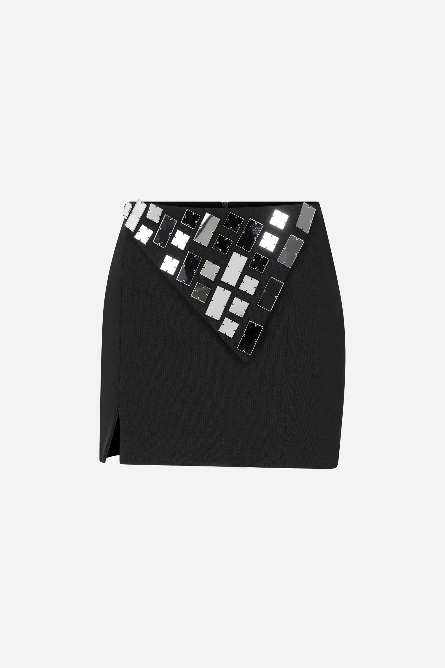 Online Pearl- Mini Skirt With Mirror Details Resort 24 | Skirts