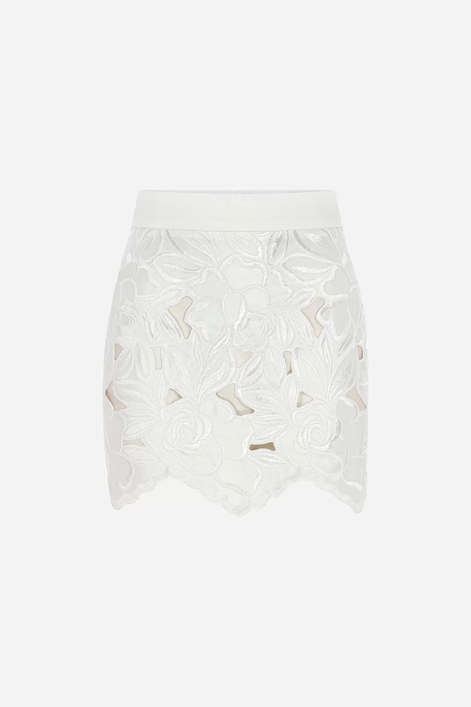 Best Sale Rosa - Rose Textured Mini Skirt Bridal | Skirts