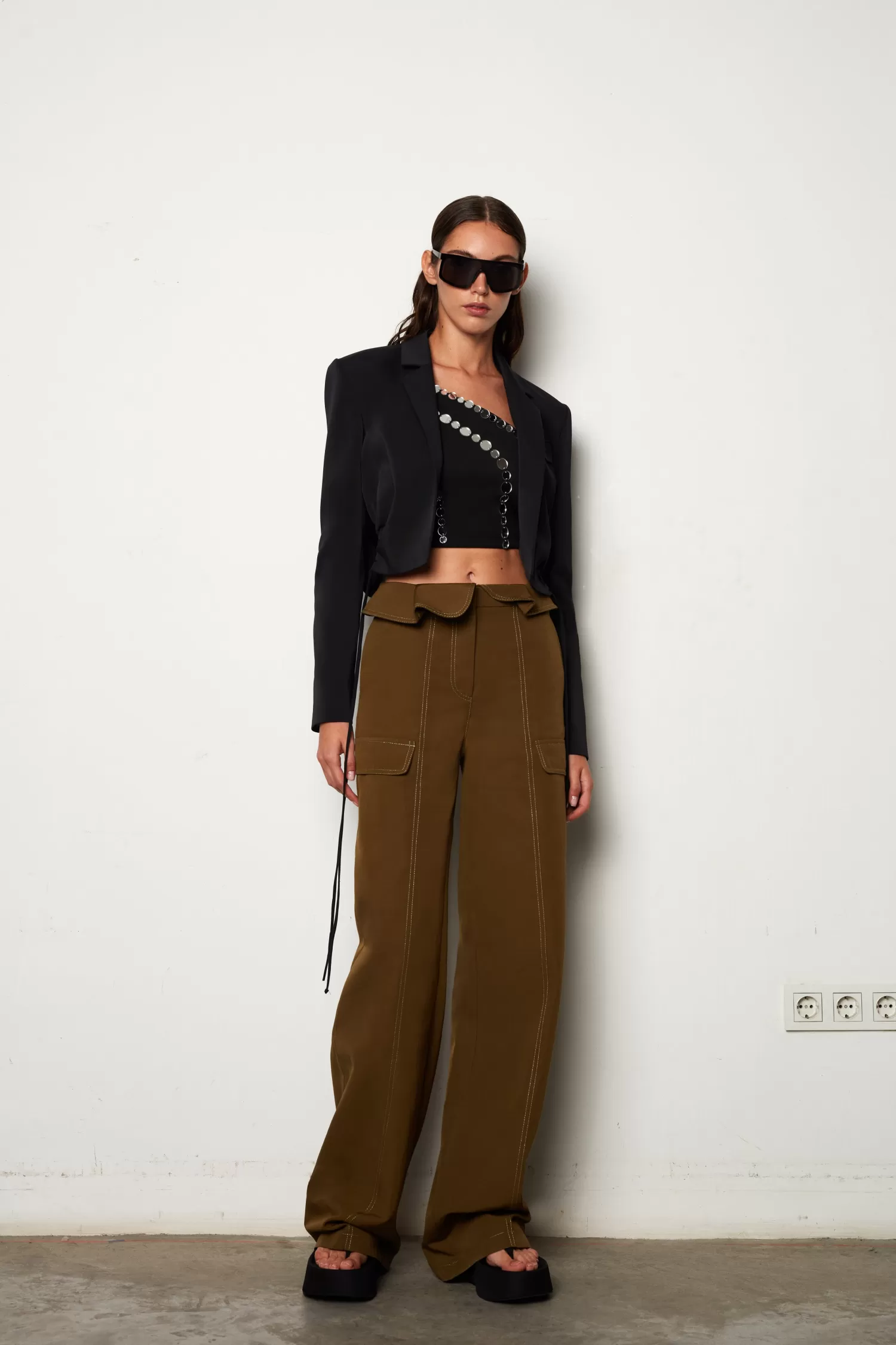 Flash Sale Ruth - Cropped Blazer With Side Details Resort 24 | Blazers & Coats