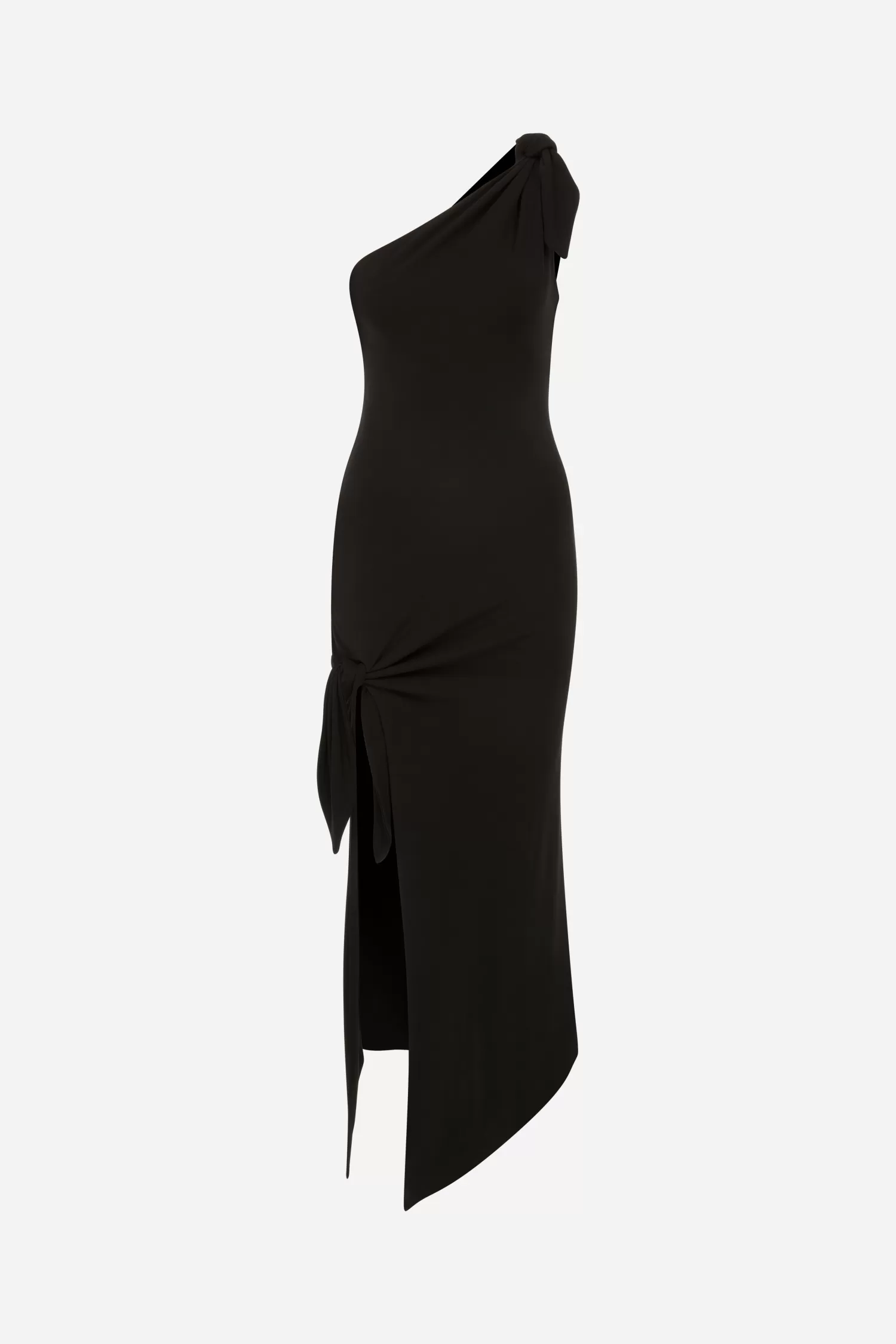 New Sahara - One Shoulder Knotted Detailed Jersey Dress Spring/summer 24 | Dresses