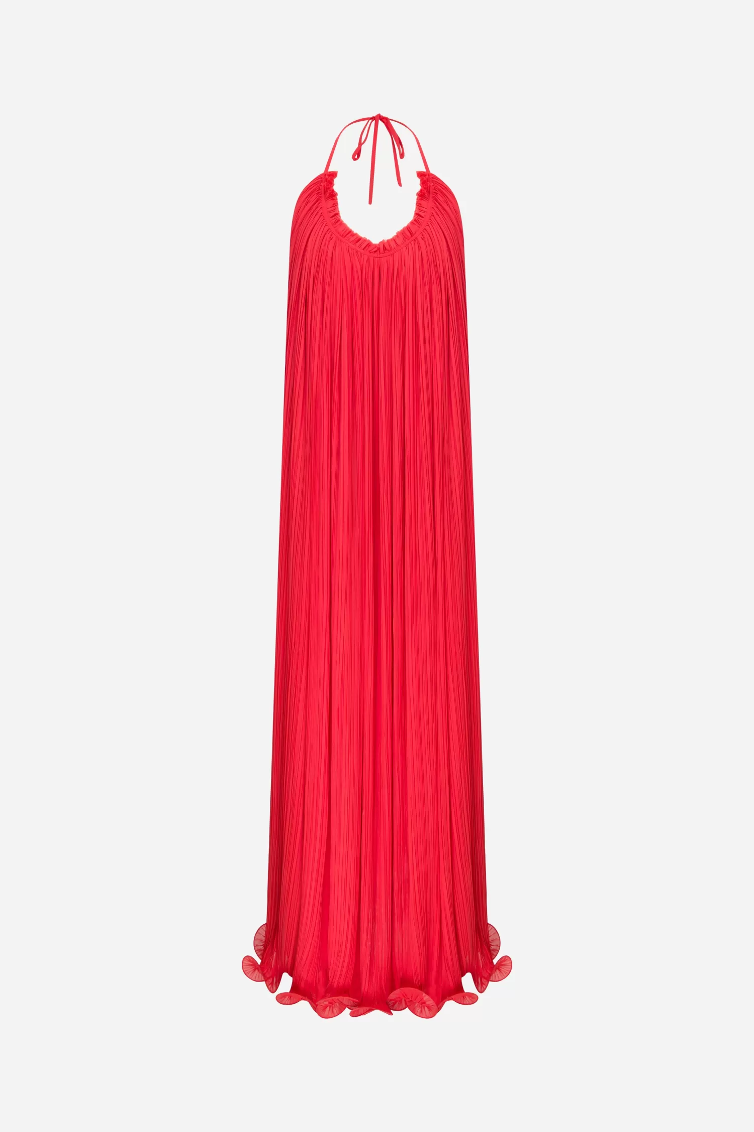 Online Swan - Pleated Chiffon Maxi Dress Spring/summer 24 | Dresses